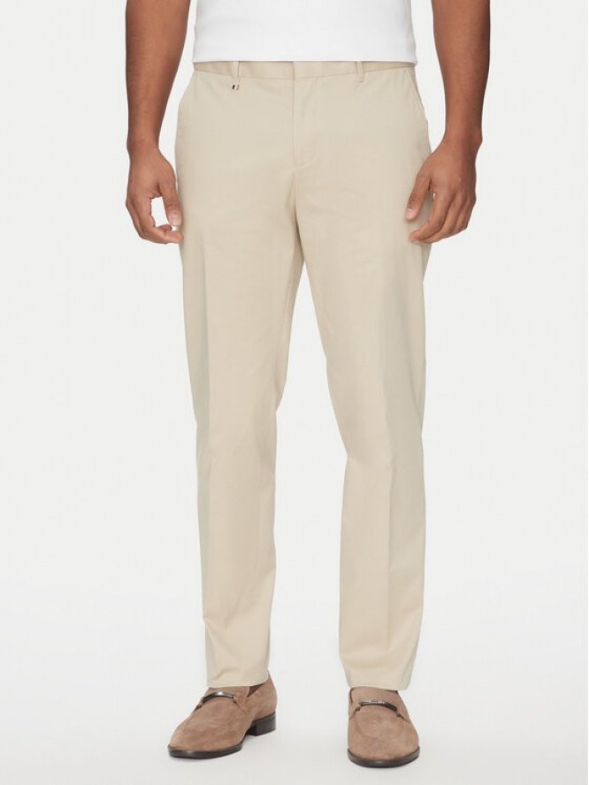 BOSS Spodnie materiałowe C-Genius 50534612 Beżowy Slim Fit
