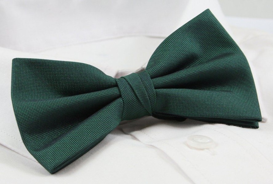 ZESTAW - Mucha z Poszetką Chattier - Zieleń Butelkowa