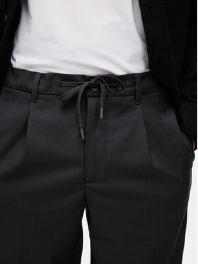Selected Homme Spodnie materiałowe 16094358 Czarny Tapered Fit