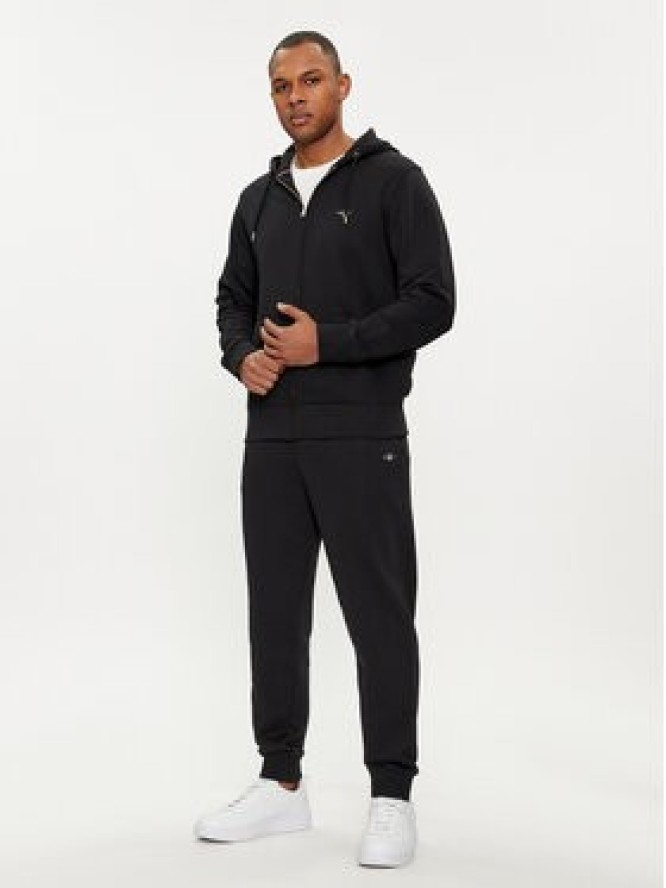 Gant Spodnie dresowe Shield 2009026 Czarny Regular Fit