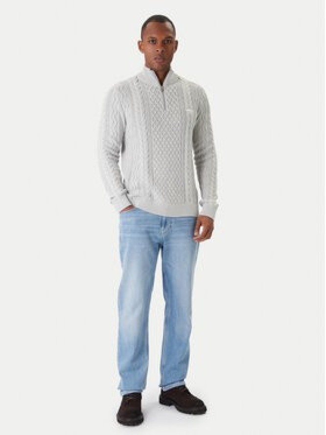 Tommy Jeans Sweter DM0DM22103 Écru Regular Fit