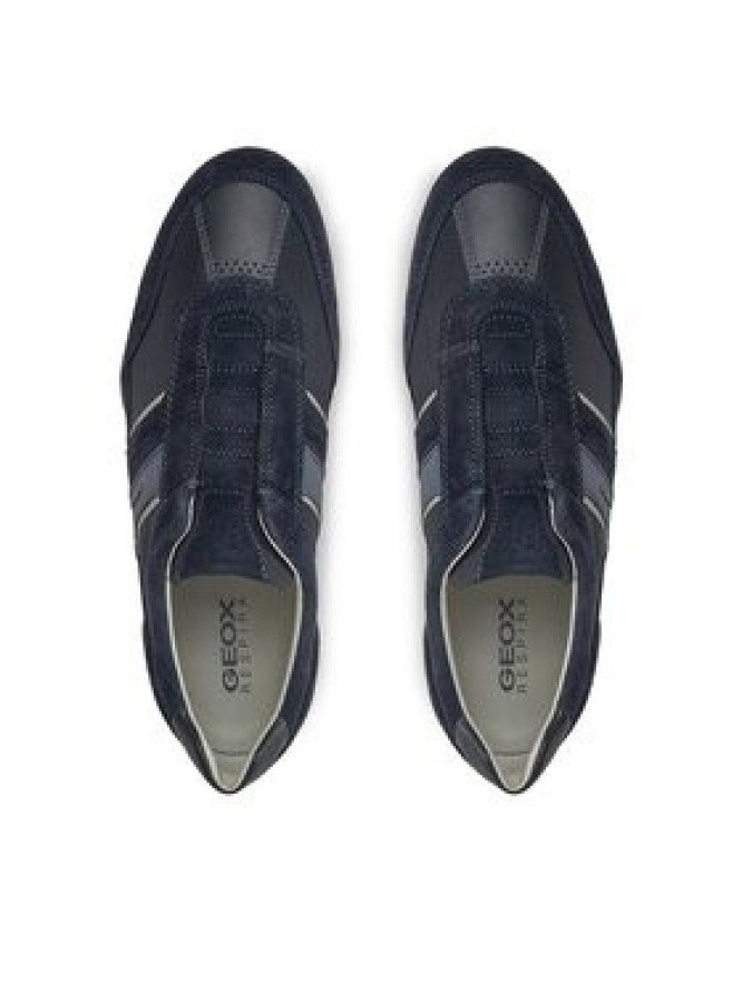 Geox Sneakersy U Wells A U82T5A 02211 C4002 Granatowy