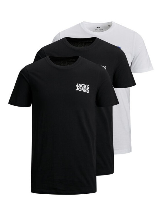Jack & Jones Komplet t-shirtów Corp Logo 12191762 Czarny Slim Fit