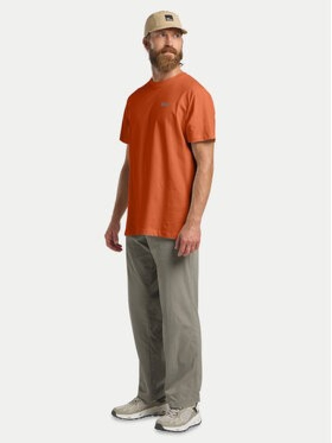 Jack Wolfskin T-Shirt Essential 1808382 Pomarańczowy Regular Fit