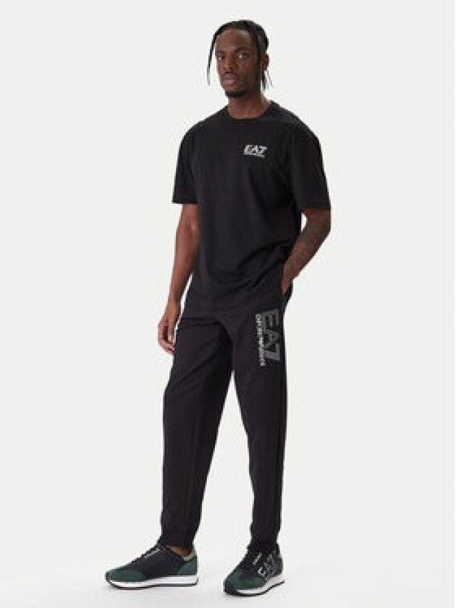 EA7 Emporio Armani T-Shirt 7M001327 AF17789 UC001 Czarny Relaxed Fit