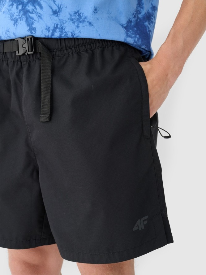 4F Spodenki casual męskie - czarne S