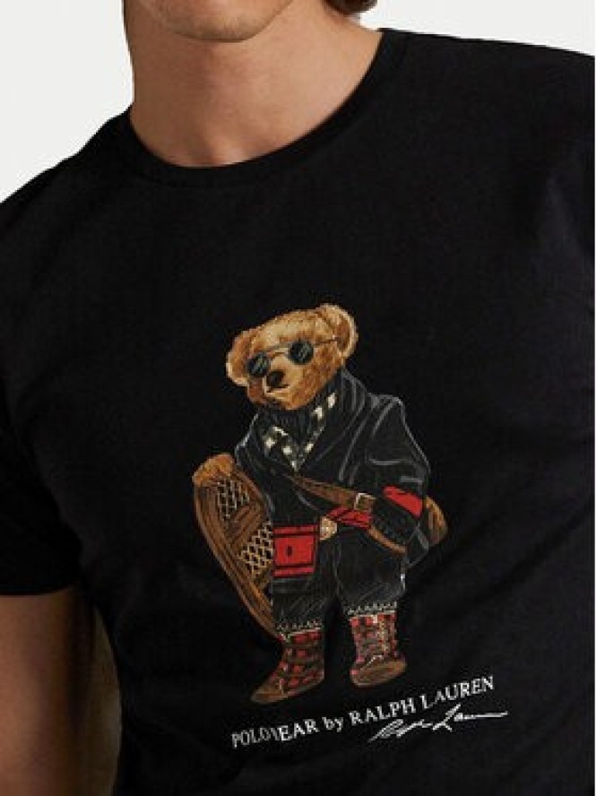Polo Ralph Lauren T-Shirt 710P00094001 Czarny Custom Slim Fit