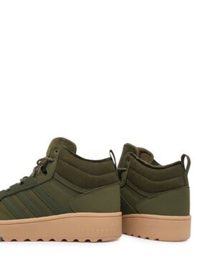 adidas Sneakersy Hoops 4.0 Mid JQ5363 Khaki