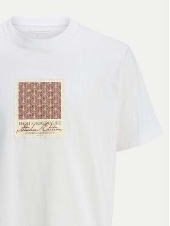 Jack & Jones T-Shirt Islington 12273019 Biały Loose Fit