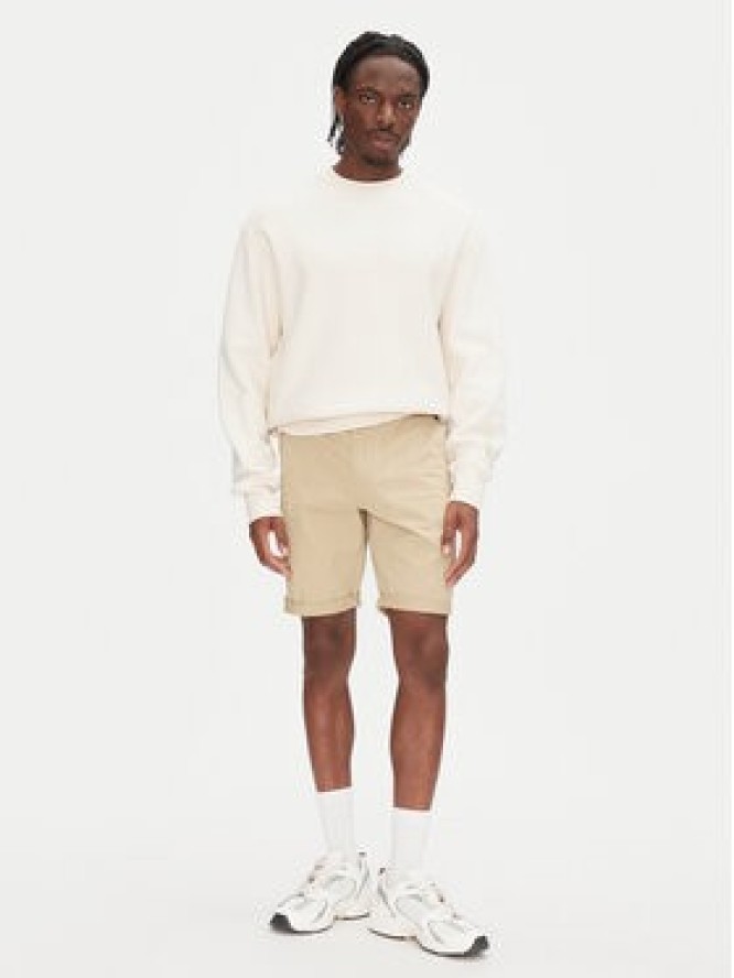 Tommy Jeans Szorty materiałowe Scanton DM0DM21950 Beżowy Slim Fit