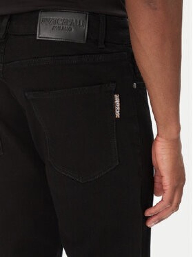 Just Cavalli Jeansy 78OAB5S0 Czarny Slim Fit