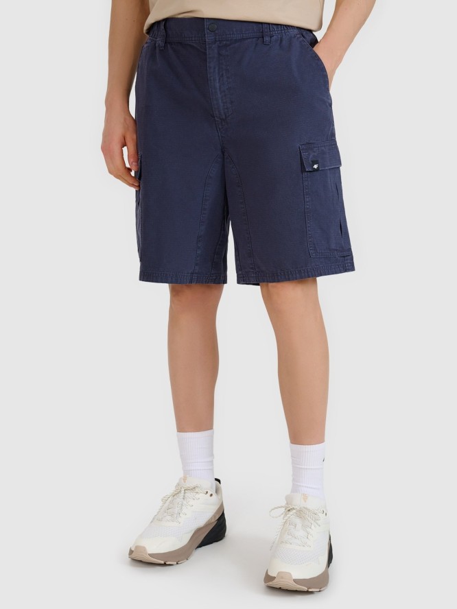 4F Spodenki casual cargo męskie - szare M