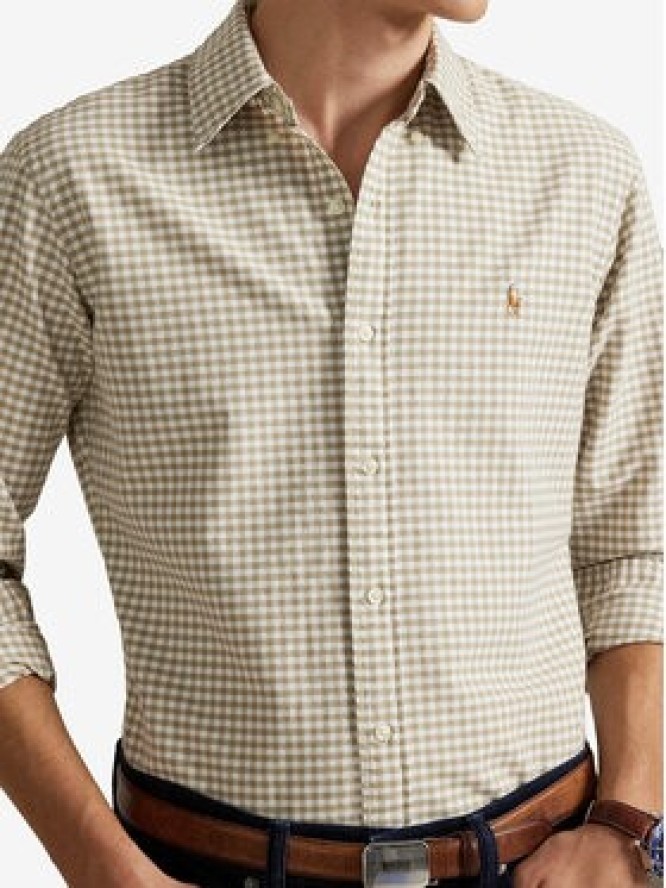 Polo Ralph Lauren Koszula 710852744004 Beżowy Slim Fit