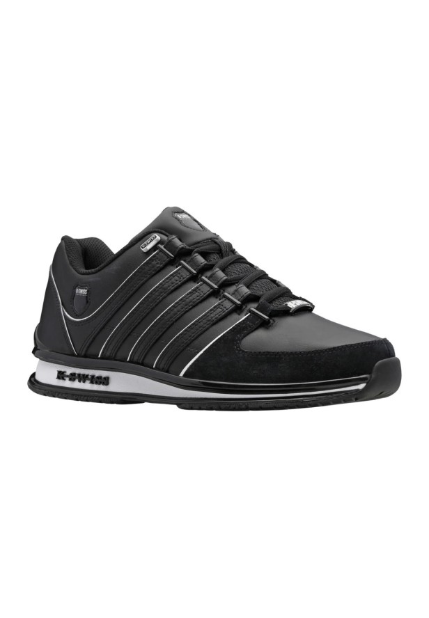Buty sportowe męskie K-Swiss Rinzler ze skóry naturalnej czarne (01235-002-M)
