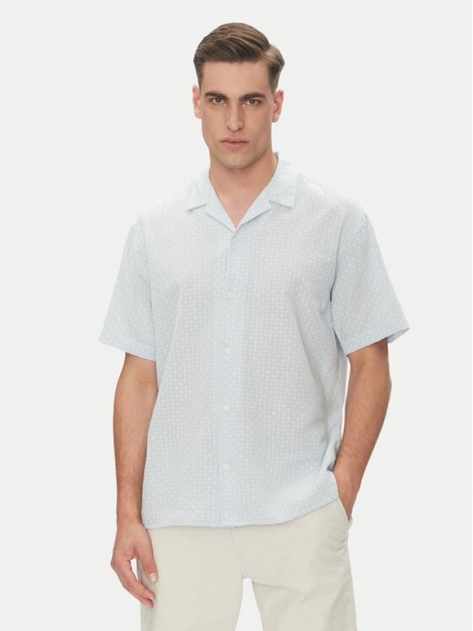 Jack & Jones Koszula Luke 12277185 Niebieski Relaxed Fit