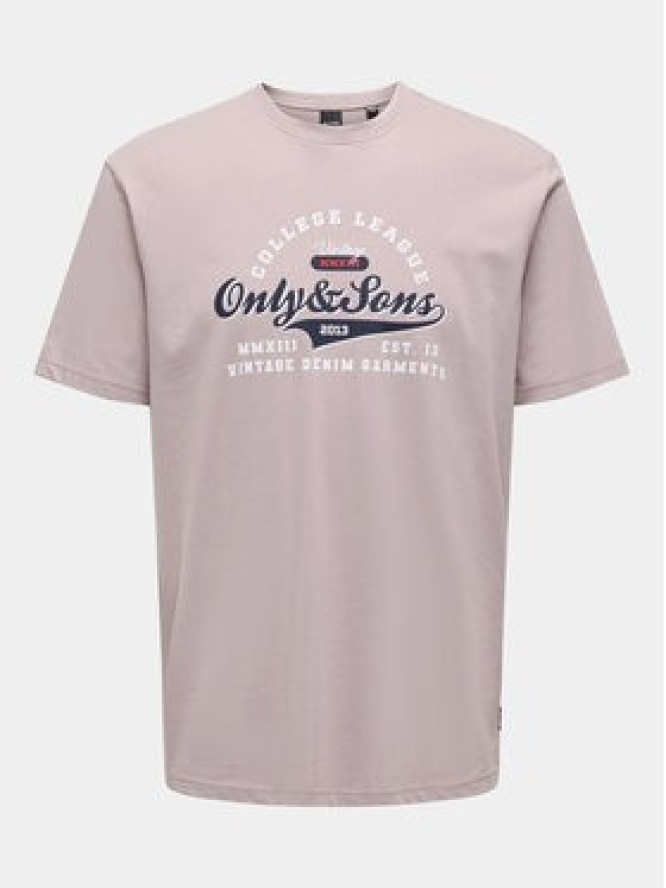 Only & Sons T-Shirt Lenny 22028593 Fioletowy Regular Fit