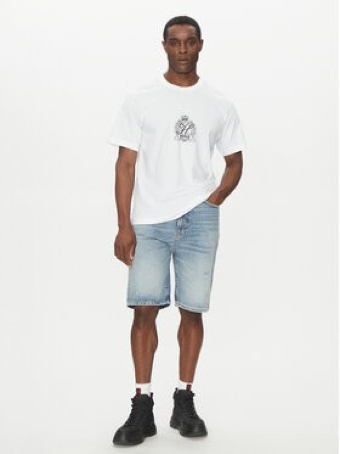 HUGO Szorty jeansowe 50537709 Niebieski Regular Fit