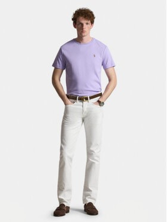 Polo Ralph Lauren T-Shirt 710740727507 Fioletowy jasny Regular Fit