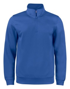 clique Basic Active Half Zip Junior z przędzy barwionej – Royal blue