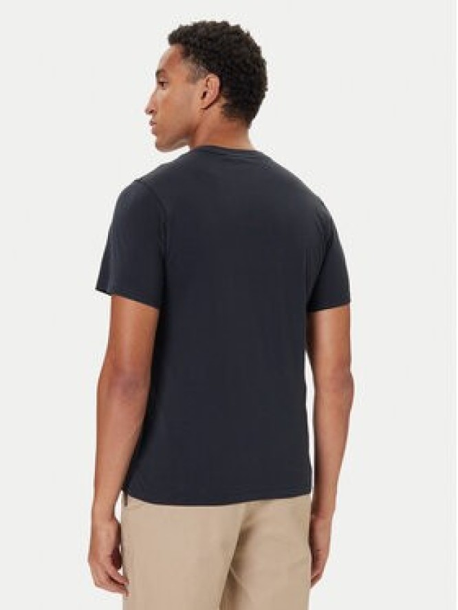 Barbour T-Shirt MTS1496NY91 Granatowy Regular Fit