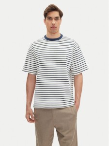 Mustang T-Shirt Allentown 1016286 Biały Oversize