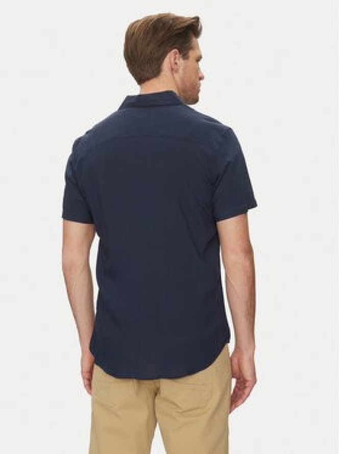 Blend Koszula 20716363 Granatowy Regular Fit