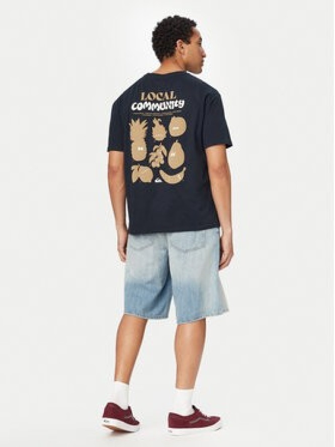 Quiksilver T-Shirt Fruits Tide EQYZT08296 Czarny Regular Fit