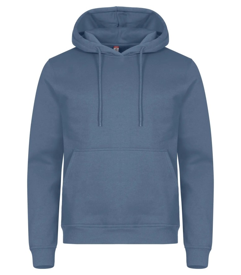 clique Bluza z kapturem Miami z bawełny i poliestru z recyklingu – Steel Blue