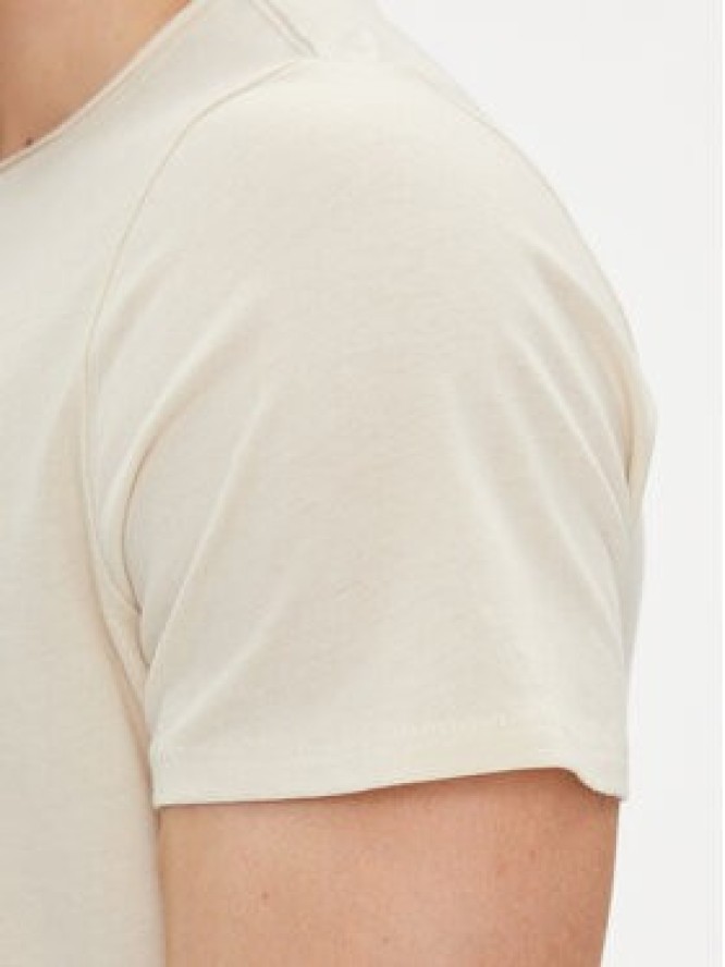 Tommy Jeans T-Shirt Jaspe DM0DM09586 Beżowy Slim Fit