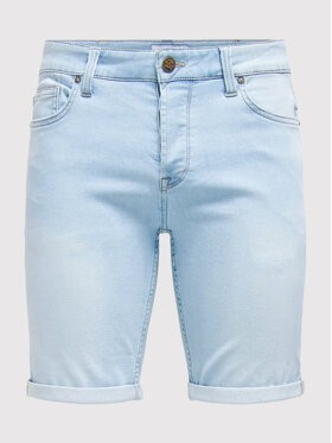 Only & Sons Szorty jeansowe Ply 22018587 Błękitny Regular Fit