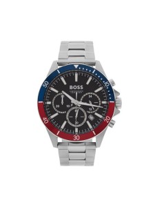 BOSS Zegarek Troper 1514108 Srebrny