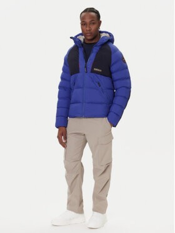 Napapijri Kurtka zimowa Moesa NP0A4I1R Niebieski Regular Fit