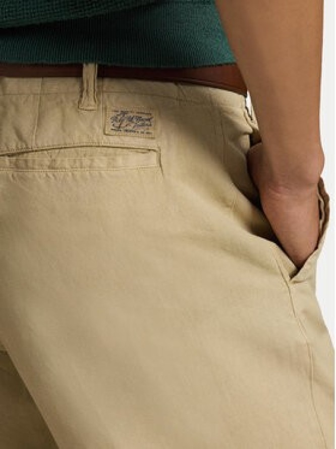 Polo Ralph Lauren Szorty materiałowe 710741375024 Beżowy Regular Fit
