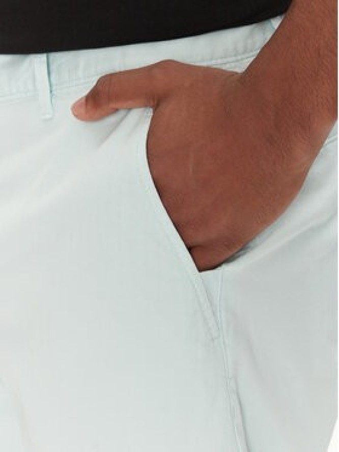 BOSS Szorty materiałowe Chino-Slim-Shorts 50536723 Błękitny Regular Fit