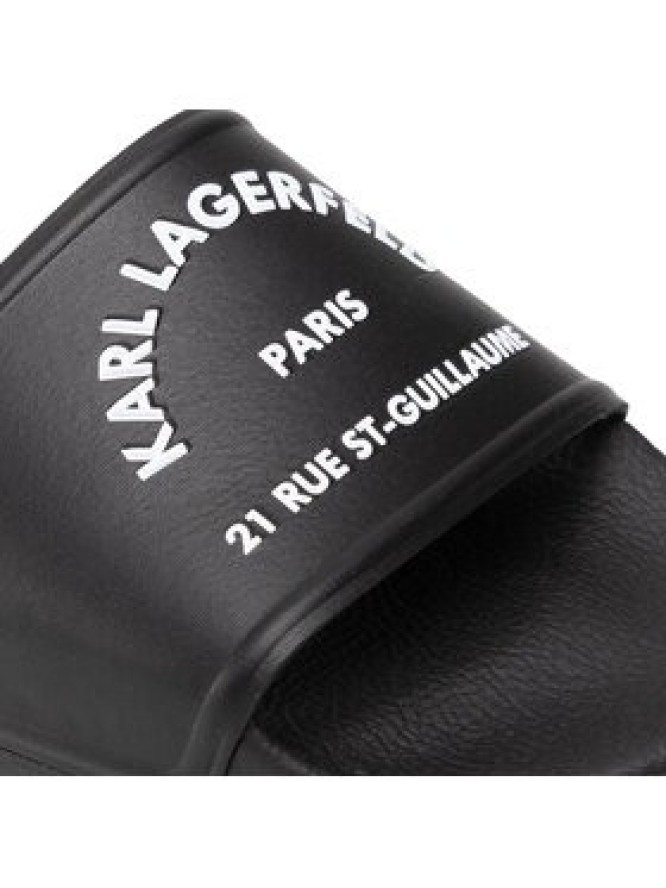 KARL LAGERFELD Klapki KL70008 Czarny