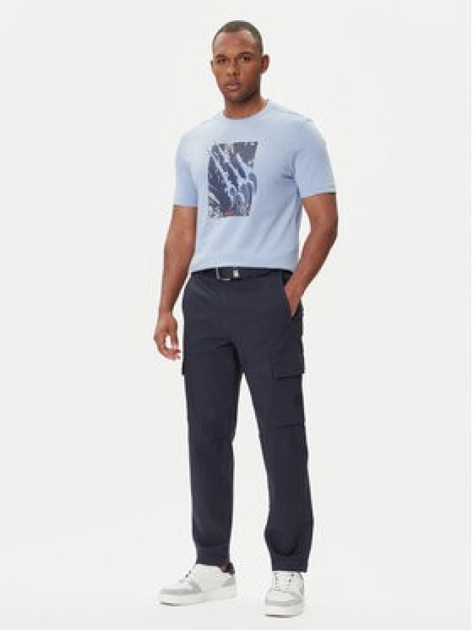 BOSS T-Shirt Te_Animali 50546362 Granatowy Regular Fit