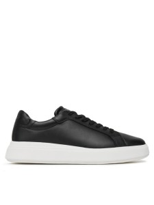 Calvin Klein Sneakersy Low Top Lace Up Lth HM0HM01016 Czarny