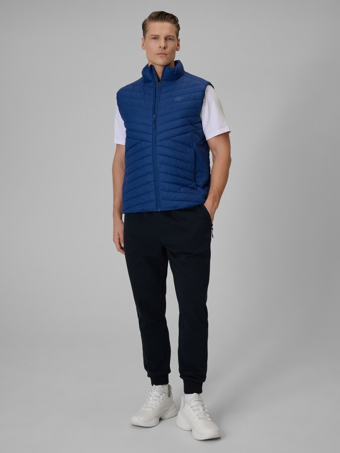 4F Bezrękawnik z wypełnieniem syntetycznym męski - granatowy 3XL