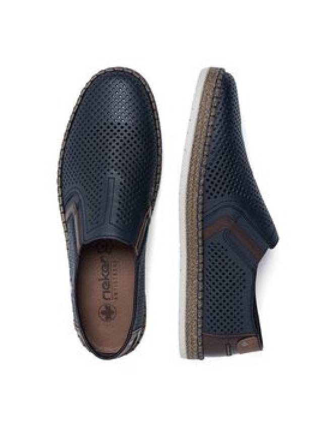 Rieker Tenisówki B5297-14 Granatowy