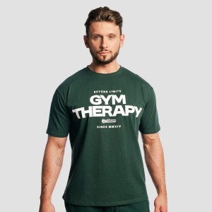 Koszulka męska fitness oversize Gym Therapy