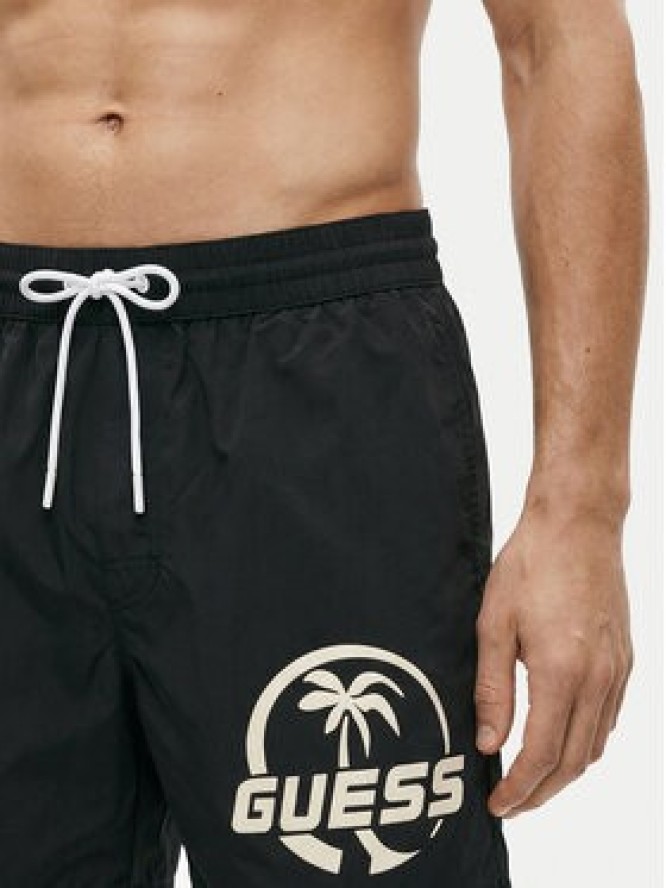 Guess Szorty kąpielowe F6GT01 WN162 Czarny Regular Fit