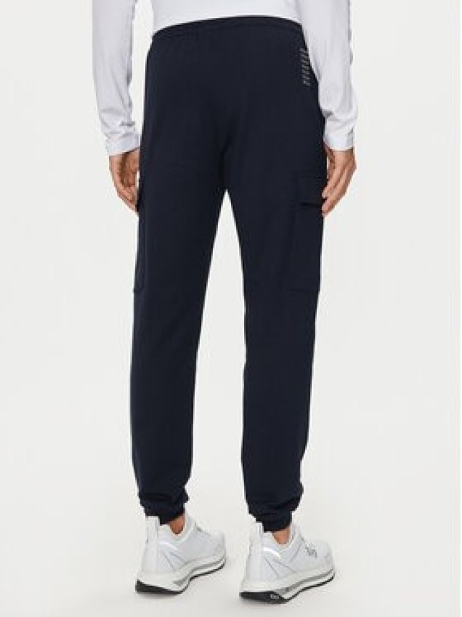 EA7 Emporio Armani Spodnie dresowe 8NPP67 PJVRZ 0562 Granatowy Regular Fit