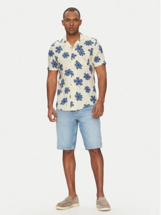 Blend Koszula 20717690 Beżowy Regular Fit