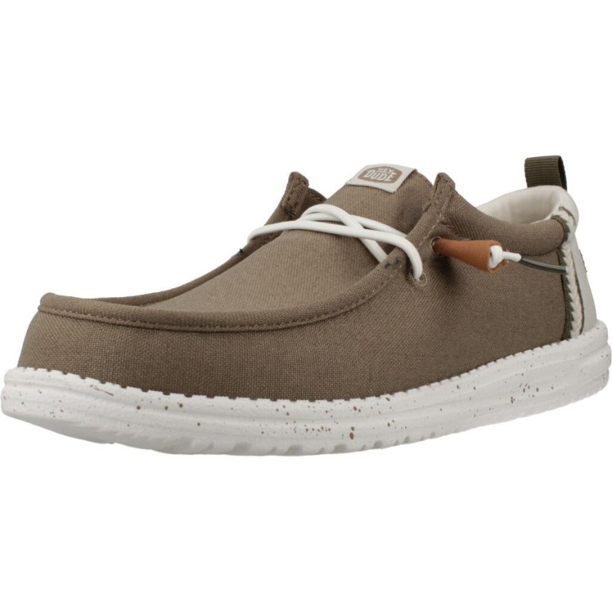 Buty HEY DUDE WALLY SUMMER LINEN Zielony
