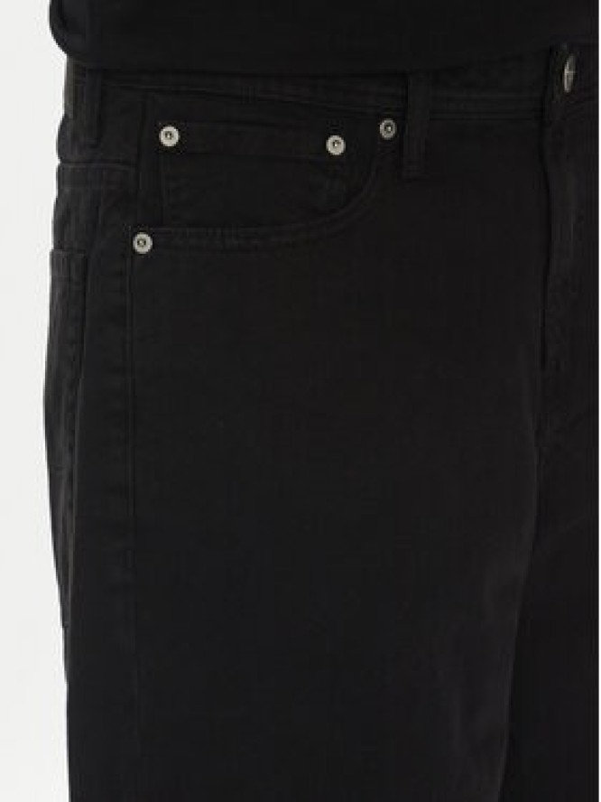 Jack & Jones Szorty jeansowe Owen 12277167 Czarny Baggy Fit