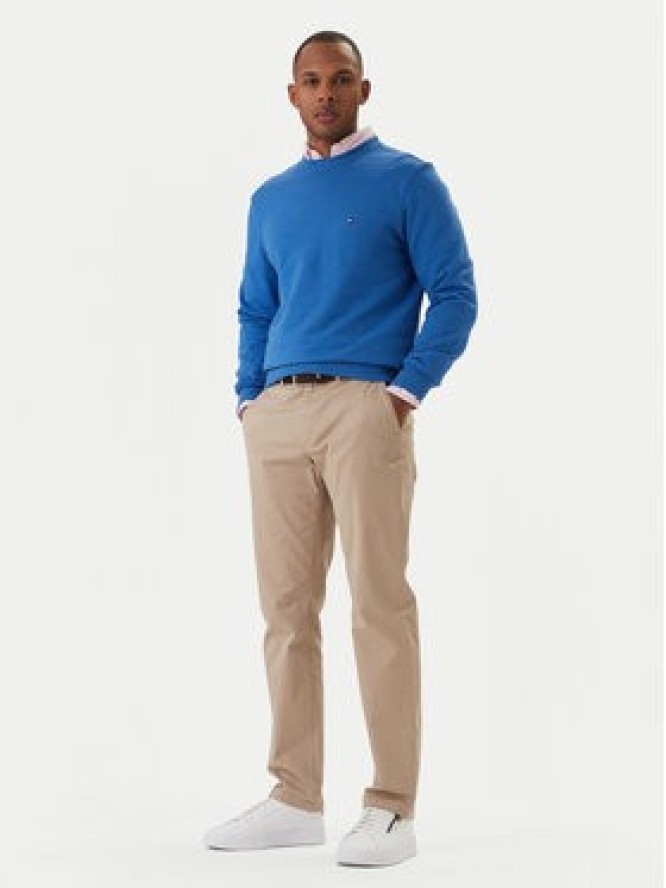 Tommy Hilfiger Bluza Essential MW0MW37237 Niebieski Regular Fit