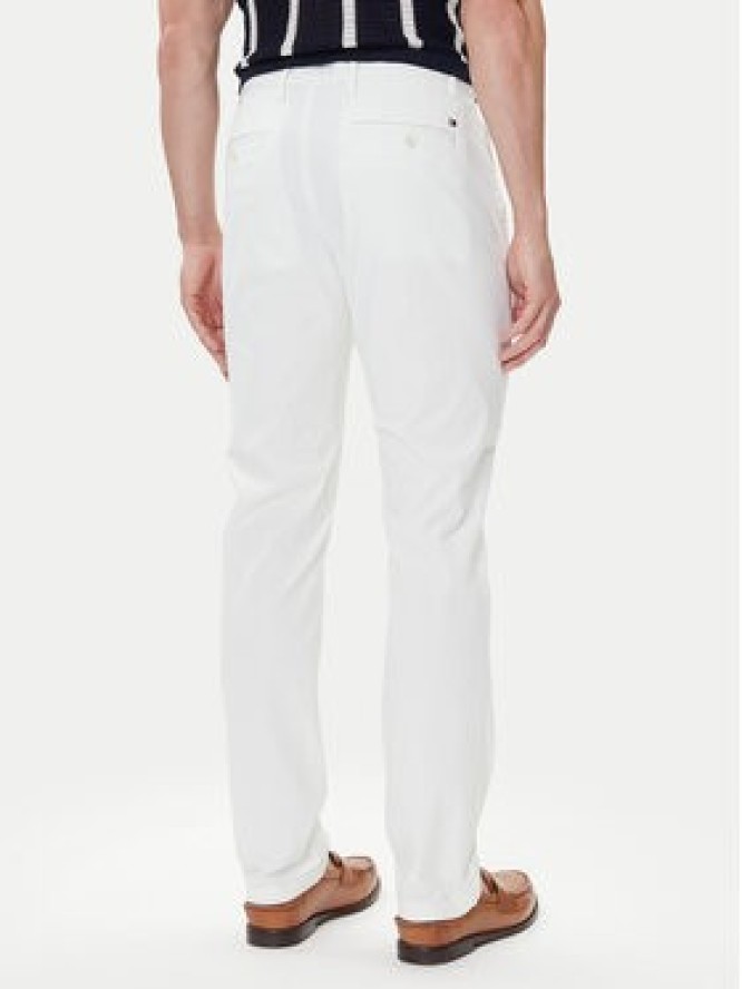 Tommy Hilfiger Chinosy Denton Essential MW0MW40262 Biały Straight Fit