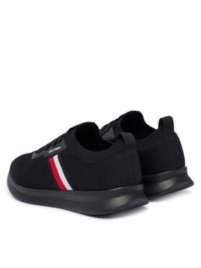 Tommy Hilfiger Sneakersy Lightweight Knitted Runner FM0FM05756 Czarny