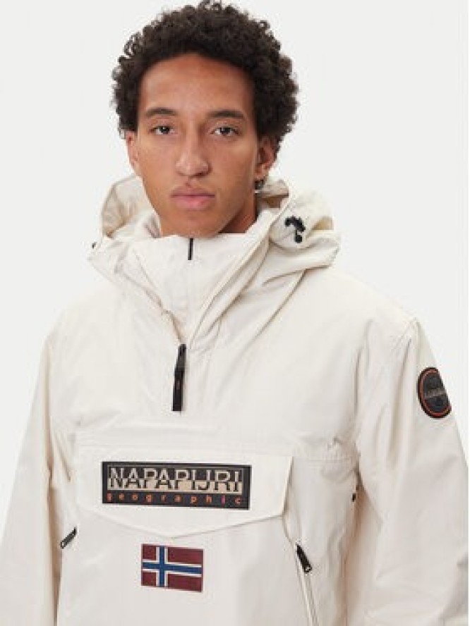Napapijri Kurtka anorak Rainforest Next NP0A4IB9 Beżowy Regular Fit