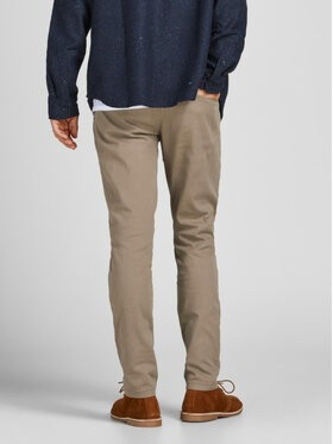 Jack & Jones Spodnie materiałowe Marco Dave 12174307 Beżowy Slim Fit